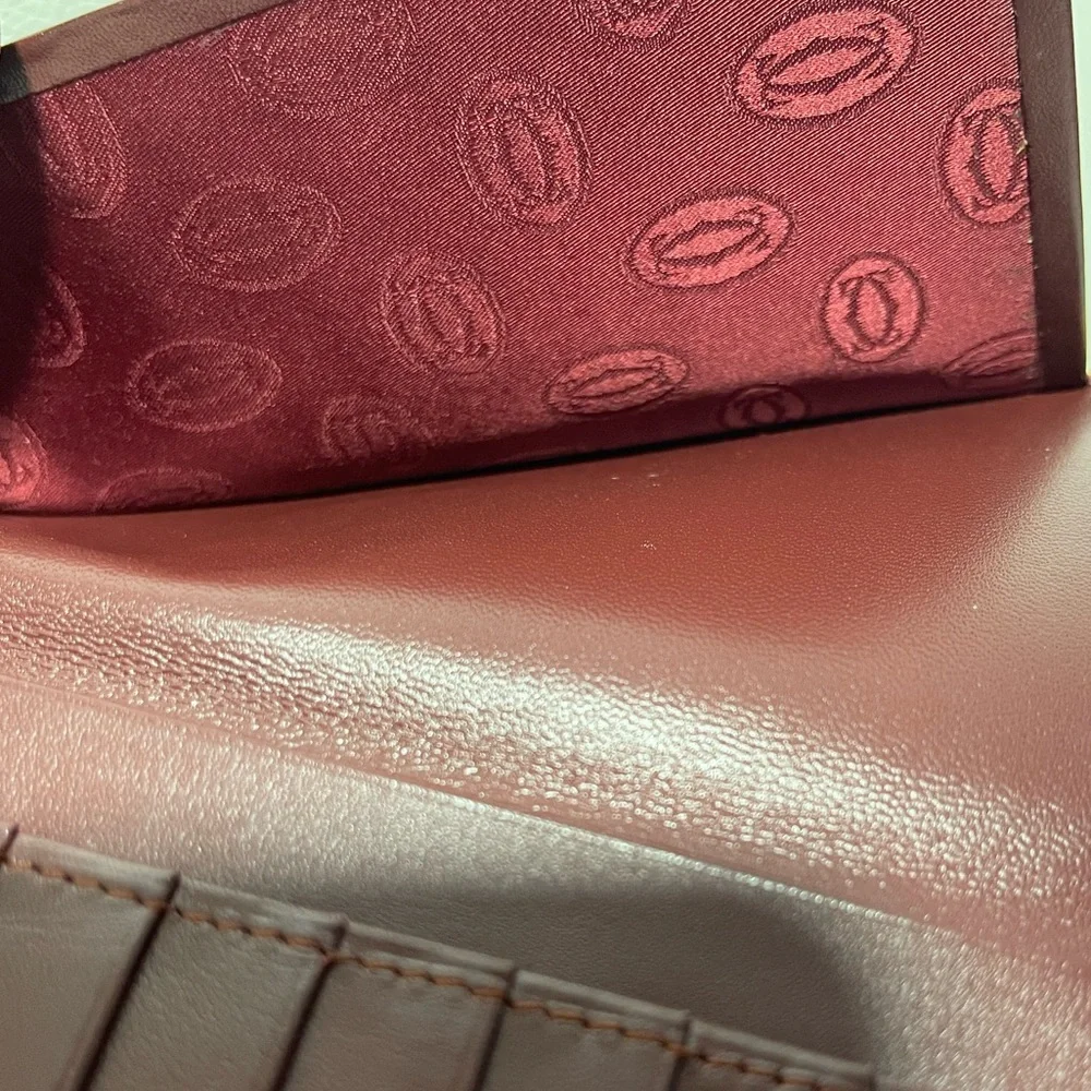 Authentic Cartier Leather Wallet